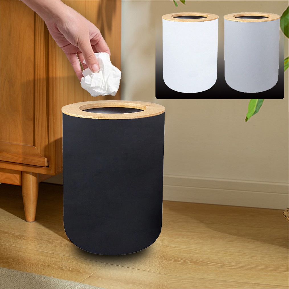 Commercial Kitchen Bin - Poubelle en plastique noir, poubelle moderne