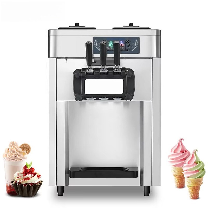 Soft Serve Ice Cream Machine - Machine à crème glacée automatique professionnelle