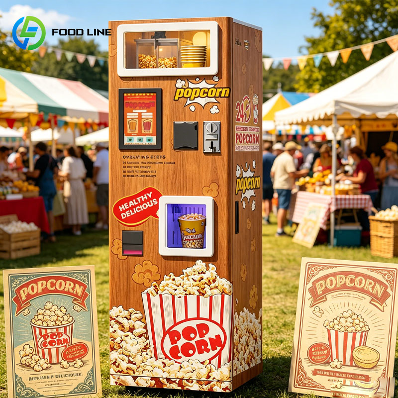 Commercial Popcorn Machine - Distributeur automatique de pop-corn commercial intelligent