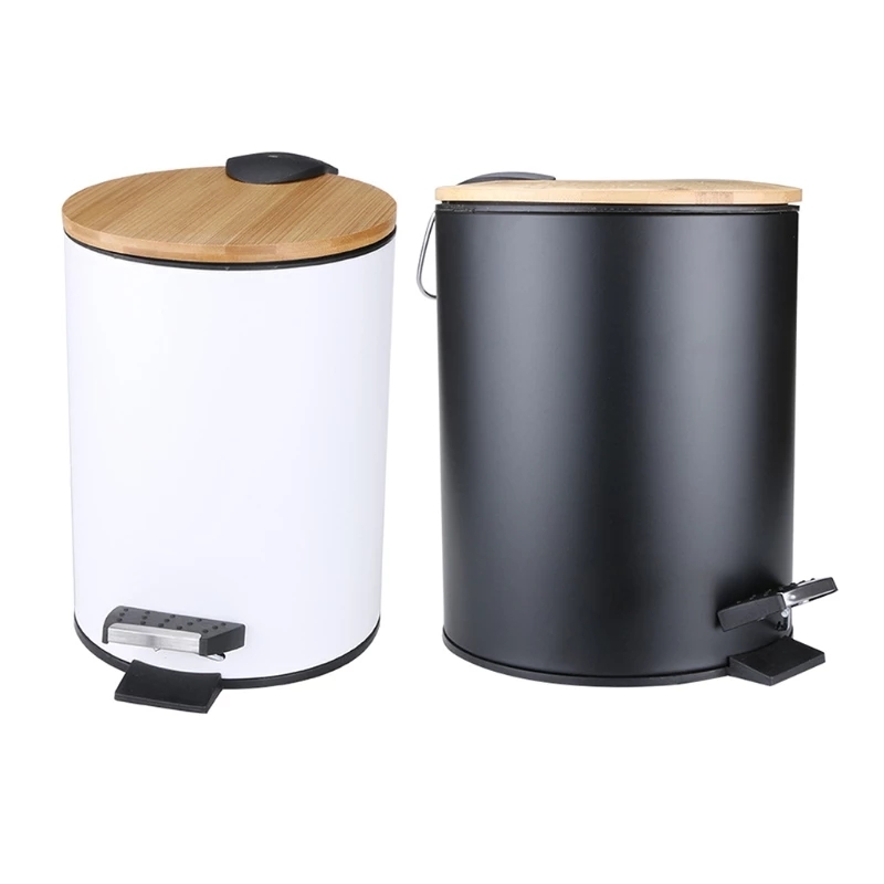 Commercial Kitchen Bin - Poubelle à couvercle basculant en bois