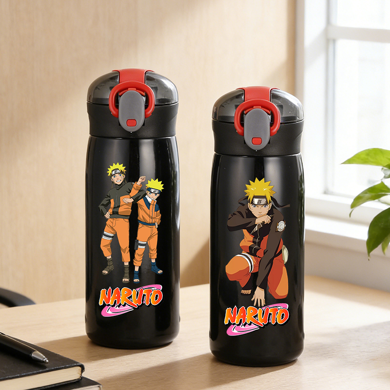 Commercial Kitchen Kettle - Thermos Naruto pour garçon, 460ML, tasse