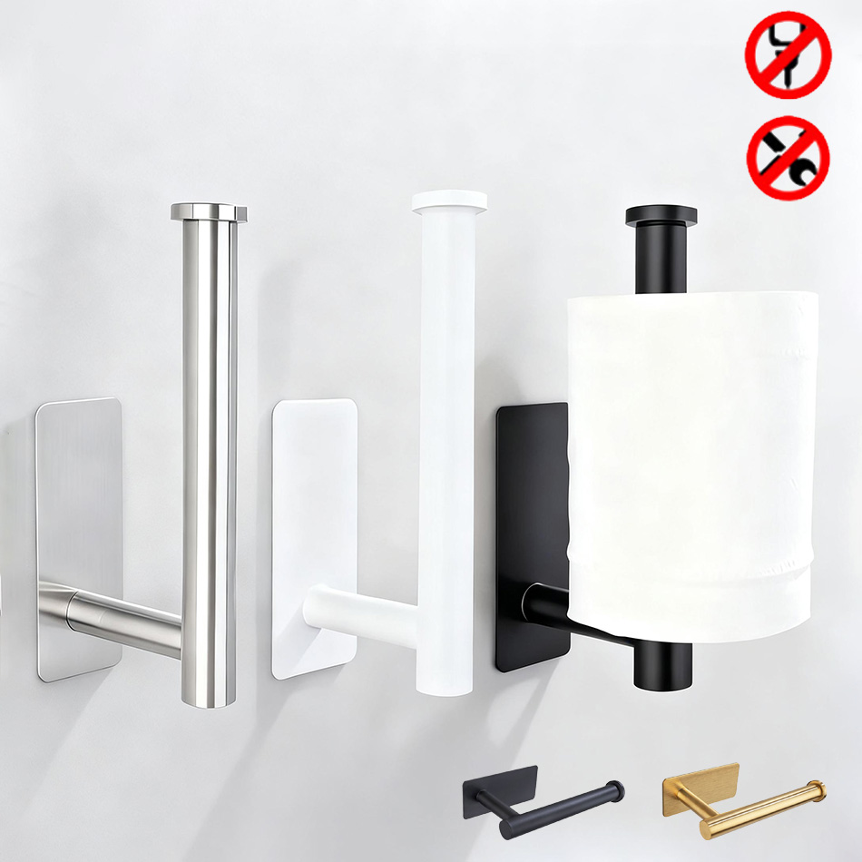 Commercial Kitchen Towels - Porte-rouleau de papier en acier inoxydable,