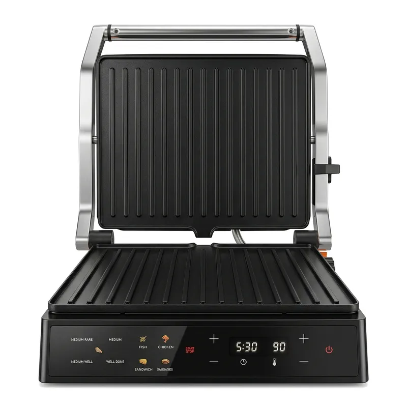 Sandwich Press Panini - Machine à panini électrique 2000W avec