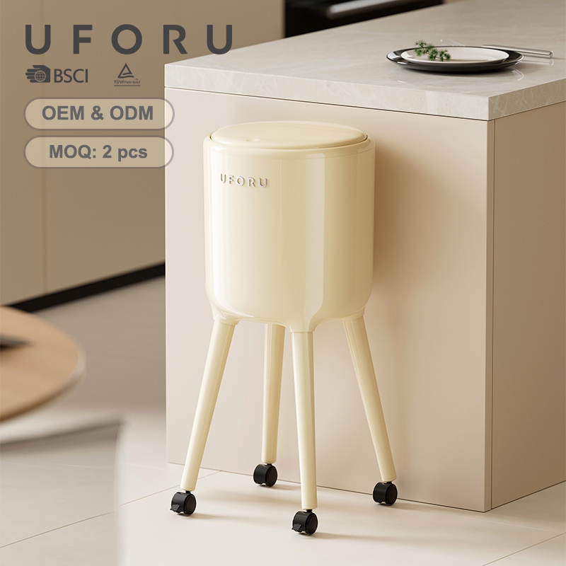 Commercial Kitchen Bin - Poubelle haute sur roulettes UFORU, design
