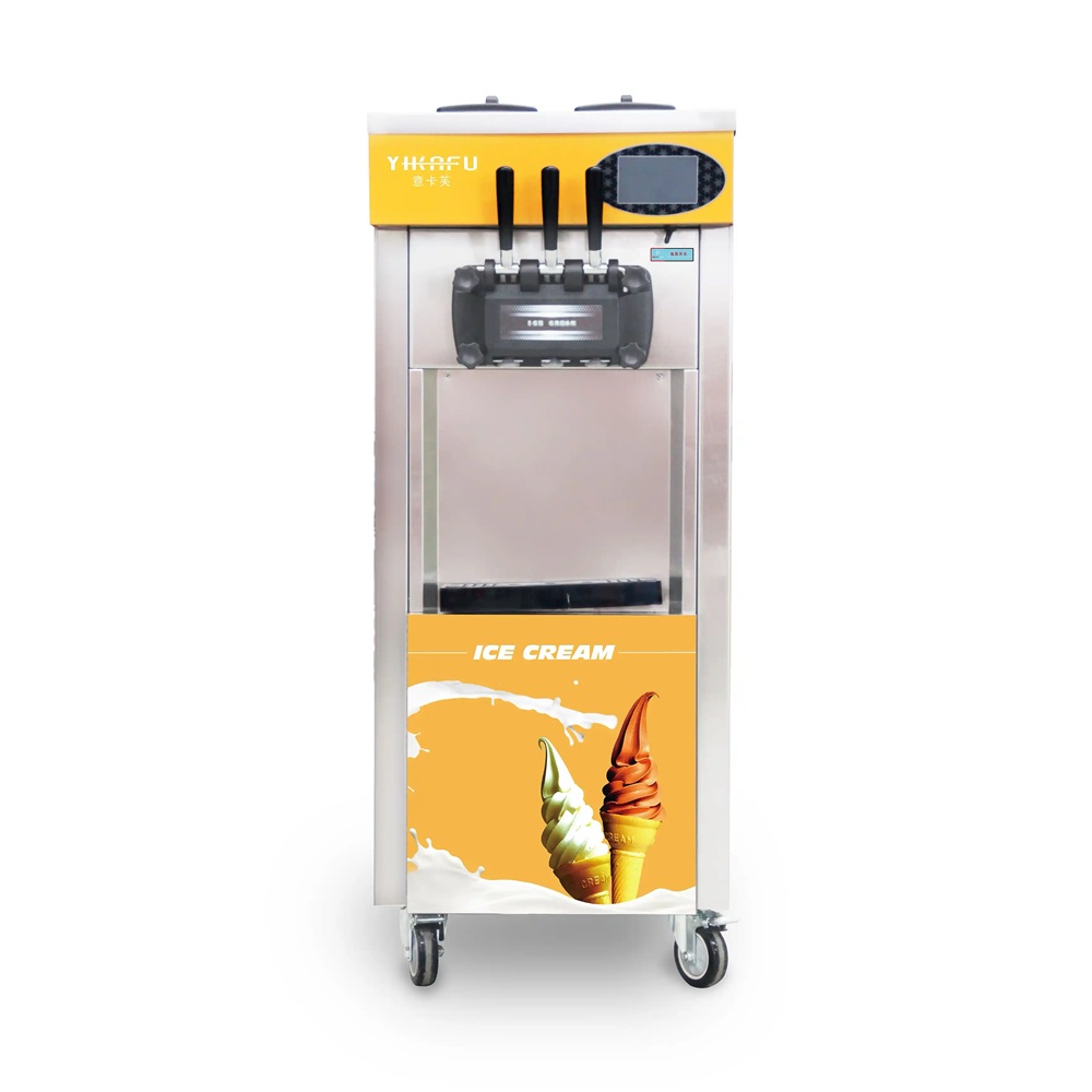 Soft Serve Ice Cream Machine - Machine à fabriquer des glaces rapides,