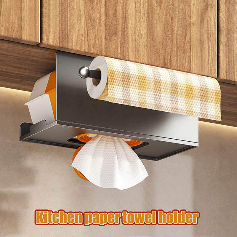 Commercial Kitchen Towels - Support mural pour essuie-tout, étagère pour