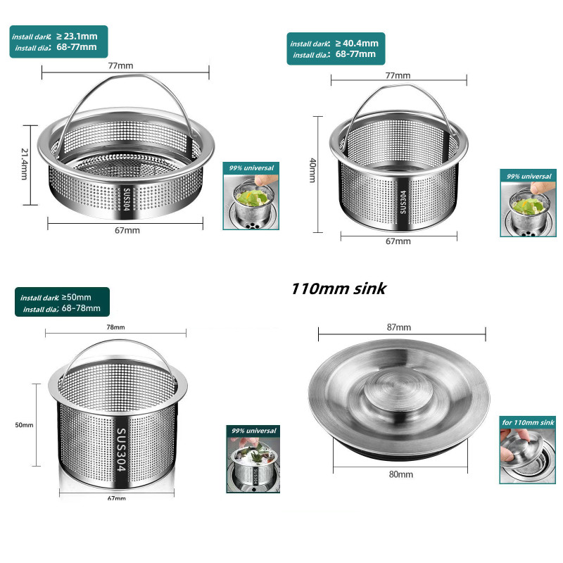Mir filtrant pour évier de cui - Commercial Kitchen Bin avis et prix