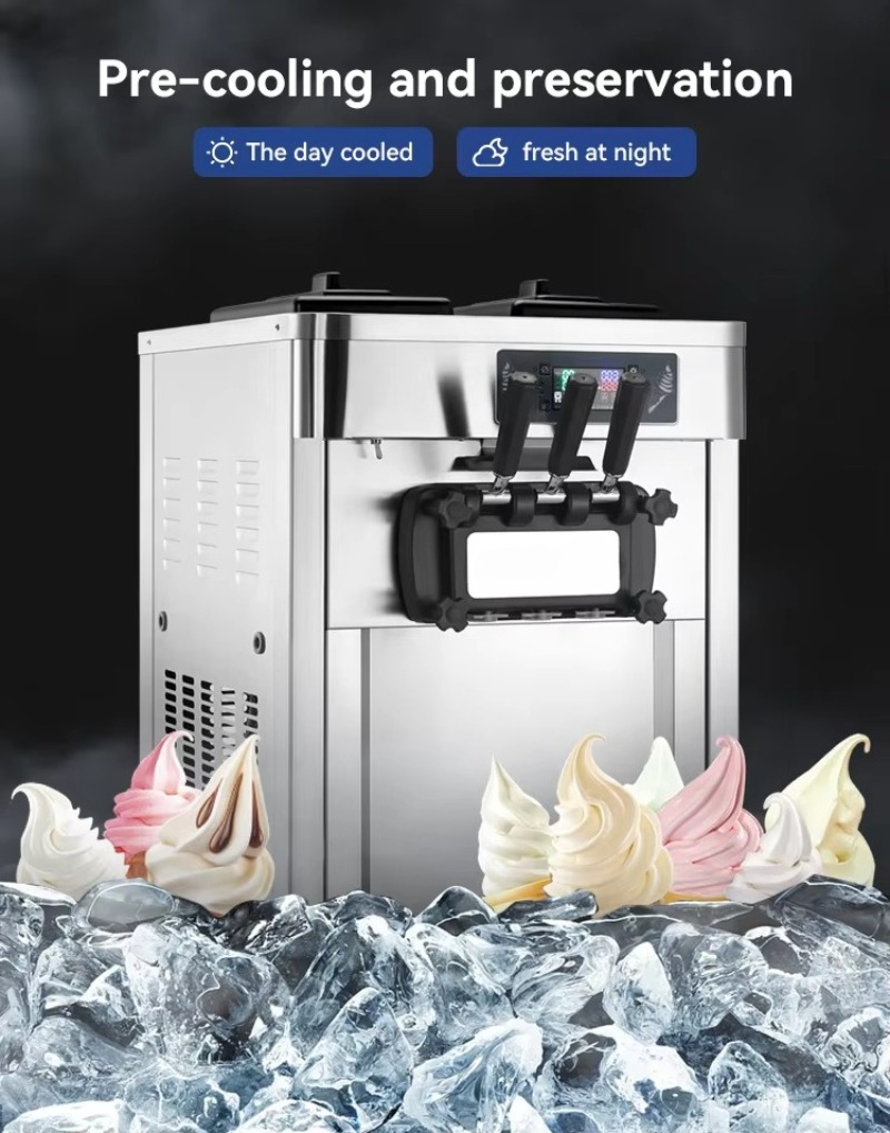 Machine à crème glacée automat - Soft Serve Ice Cream Machine avis et prix