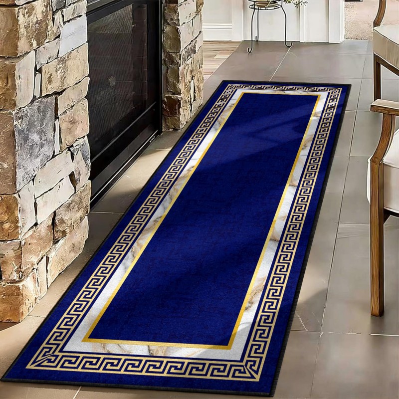 Tapis de couloir abstrait bleu - Commercial Kitchen Paint avis et prix