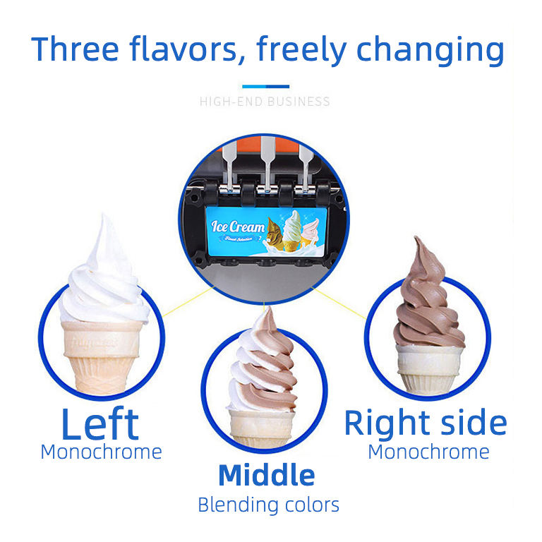 Machine à glace automatique à  - Soft Serve Ice Cream Machine avis et prix