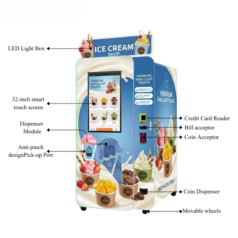 Distributeur automatique de cr - Soft Serve Ice Cream Machine avis et prix