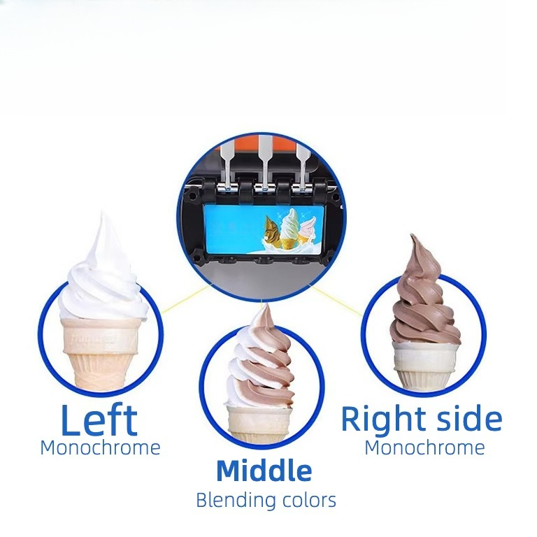 Machine à glace molle entièrem - Soft Serve Ice Cream Machine avis et prix