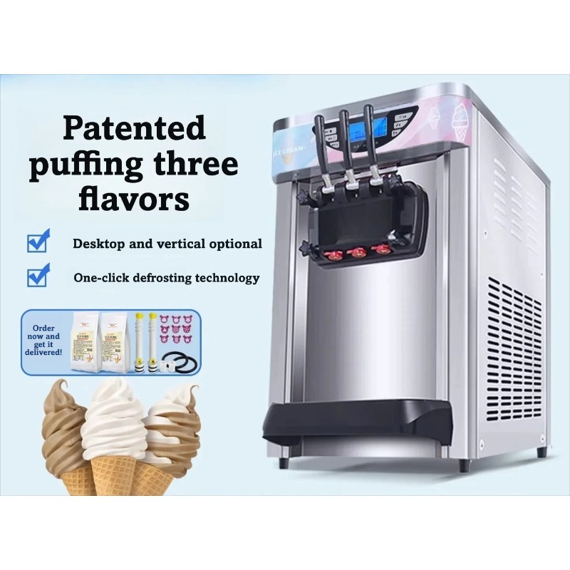 Machine à glace molle commerci - Soft Serve Ice Cream Machine avis et prix