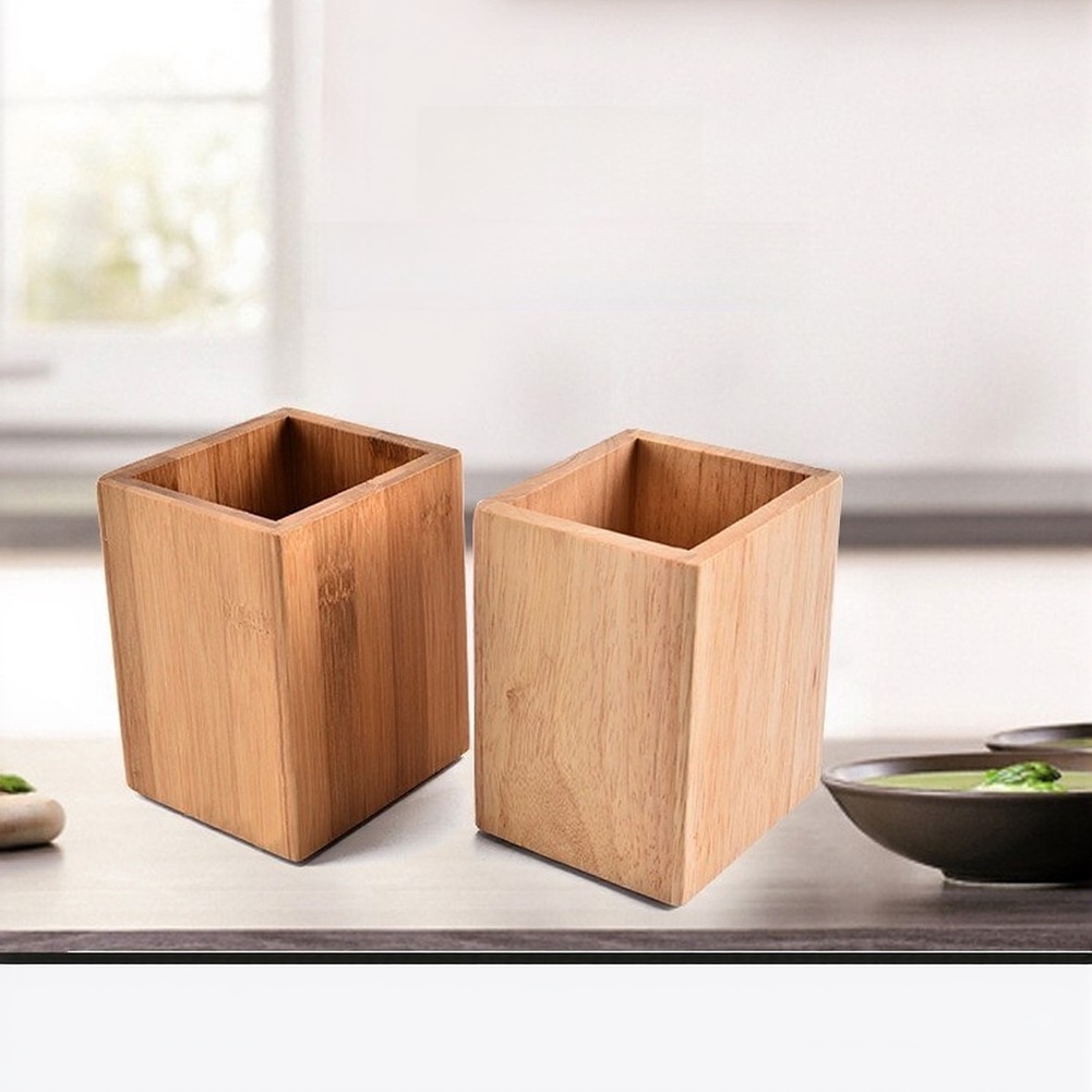 Porte-ustensiles en bois massi - Commercial Kitchen Layouts avis et prix